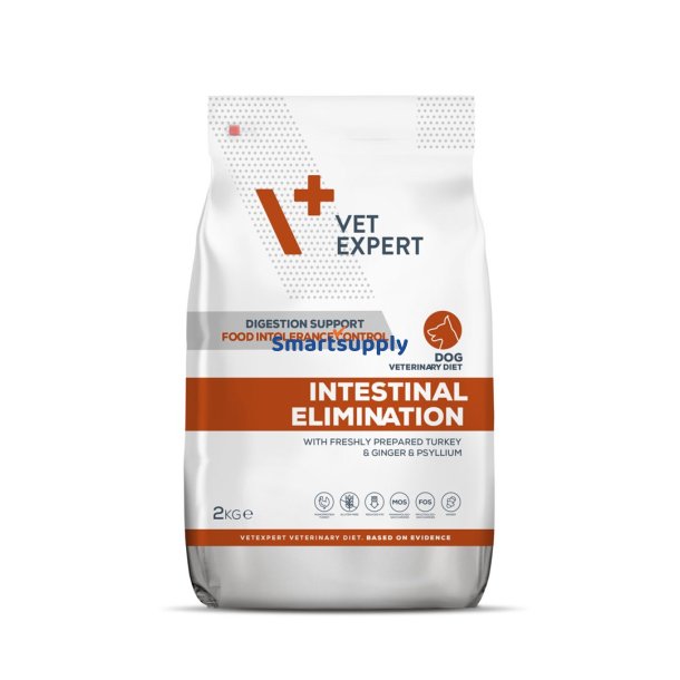 VET EXPERT Veterinary Diet Intestinal Elimination Dog  t�rfoder til hunde  2 kg