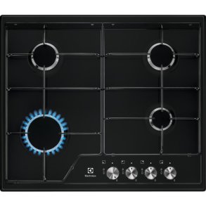 Electrolux EGS6424K kogeplade Sort Indbygget 60 cm Gaskomfur 4 zone(s)