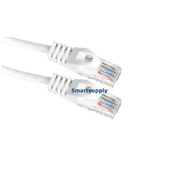 LANBERG PATCHKABEL UTP CAT.5E 30M HVID