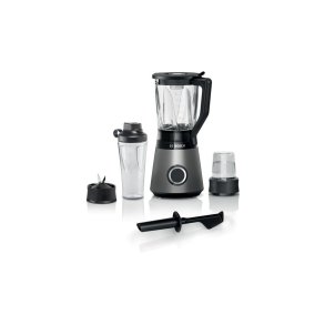 Bosch Serie 4 MMB6177S blender 1,5 L Bordplade blender 1200 W Sort, Slv