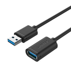 UNITEK Y-C457GBK USB-kabel USB 3.2 Gen 1 (3.1 Gen 1) 1 m USB A Sort