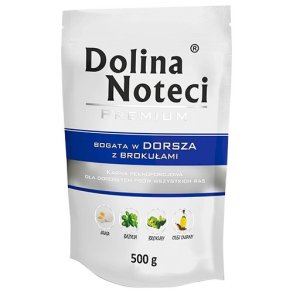 DOLINA NOTECI Premium Rich in cod with broccoli - Vdt hundefoder - 500g