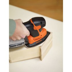Black & Decker BLACK+DECKER KA2500K Levigatrice Multifunzione Mouse, Velocit 14.000 Giri/Min, 120 W