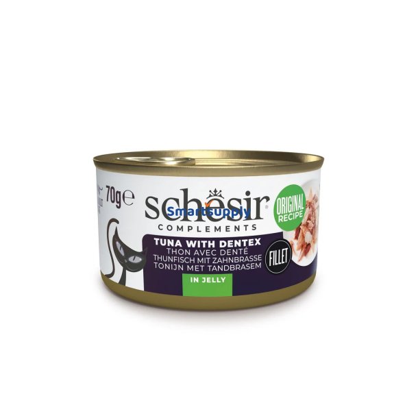 Schesir Oceanic Adult Tuna With Dentic - Vdfoder Til Katte - 70G
