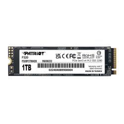 Ssd Patriot Viper P320 M.2 Pci-Ex4 NVME 1Tb 3Gb/S (P320p1tbm28)