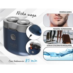 Adler AD 2937 barbermaskine til ham Rotations shaver Bl