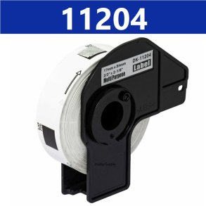 Brother DK11204 multi label 17mmx54mm 400 stk kompatibel