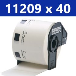 40 x Brother DK11209 adresse labels 29mm x 62mm kompatibel