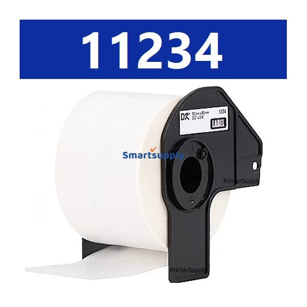 Brother DK11234 navneskilte 60x86mm 260 stk kompatibel