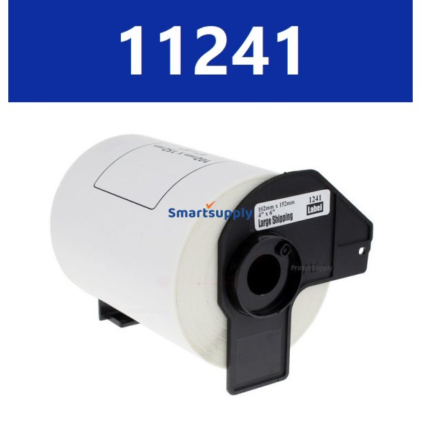 Brother DK11241 fragtlabels 102x152mm 200 stk kompatibel