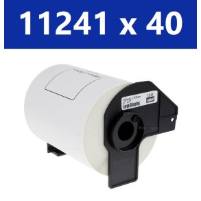 40 x Brother DK11241 fragtlabels 102mm x 152mm kompatibel