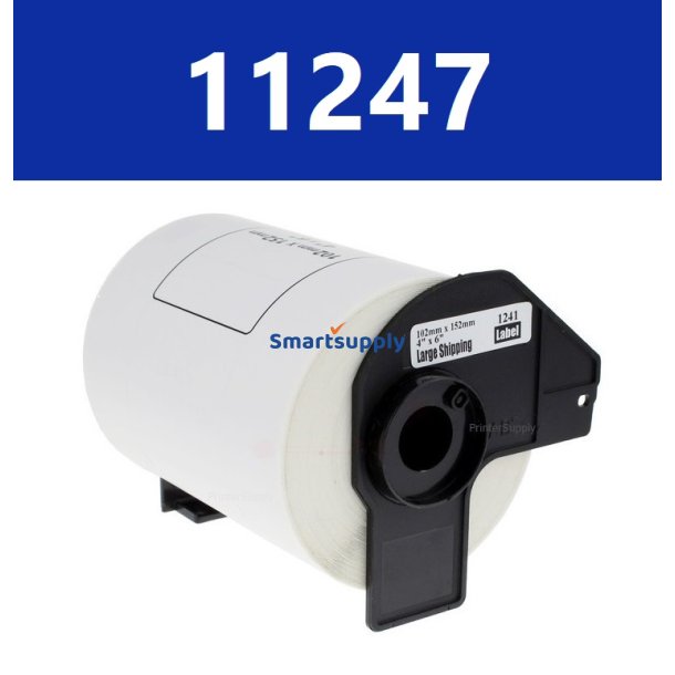 Brother DK11247 fragtlabels 103x164mm 180 stk kompatibel