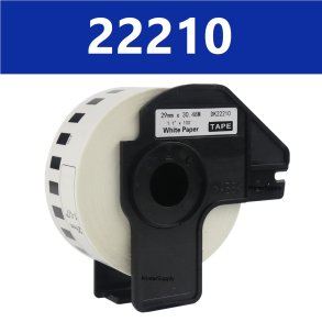 Brother DK22210 endels papirtape 29mm x 23m kompatibel