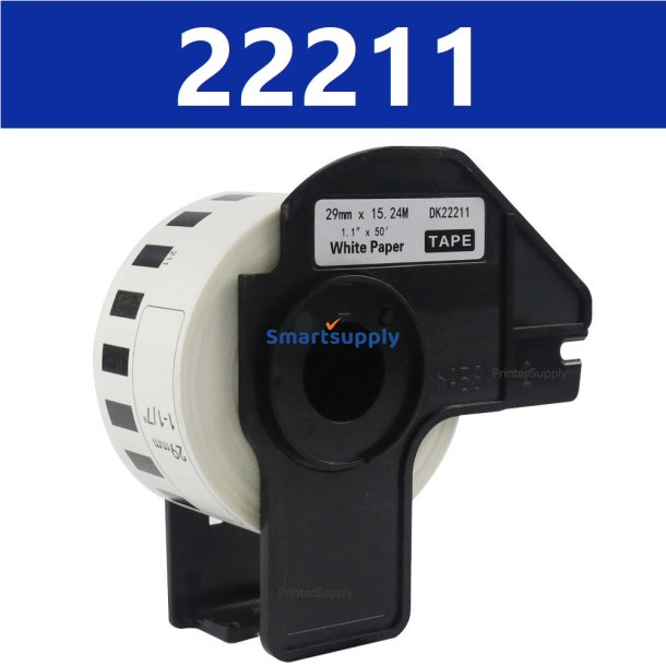 Brother DK22211 filmtape labels 29mm x 15,2m kompatibel