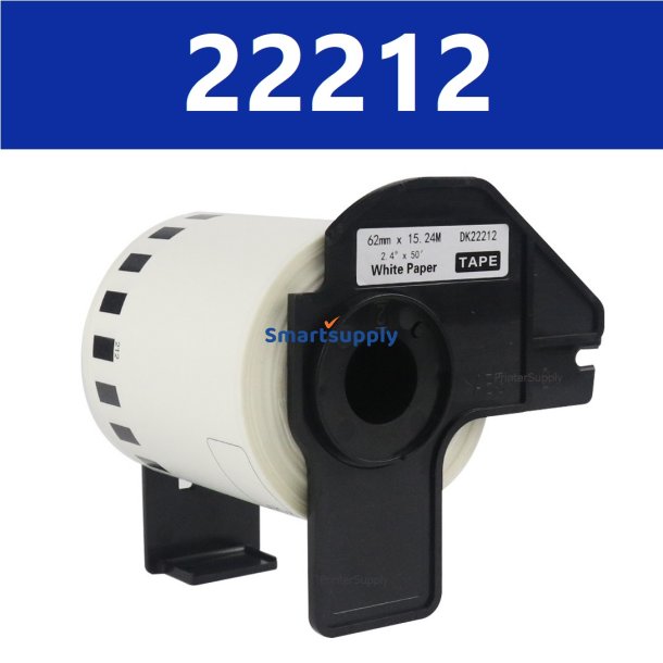 Brother DK22212 filmlabelrulle 62mm x 15,2m kompatibel