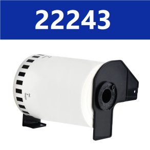 Brother DK22243 papirtape endels 102mm x 30,5m kompatibel