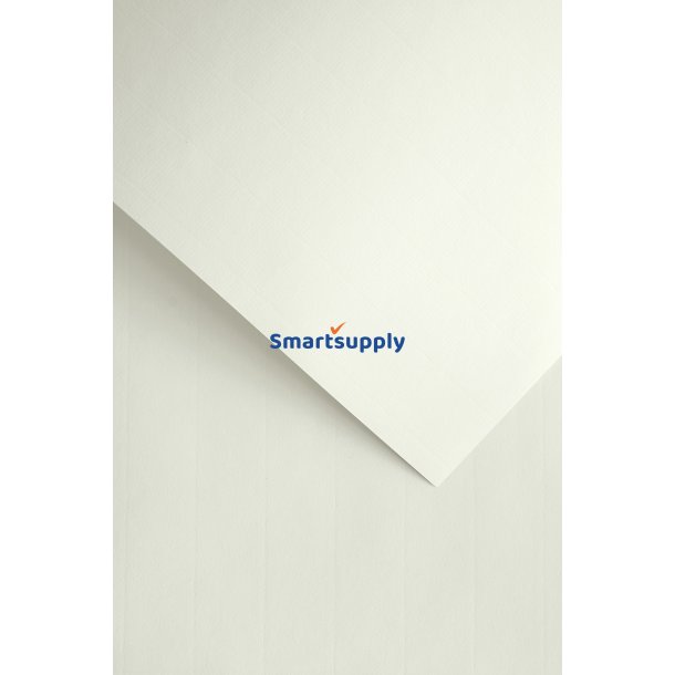 Mnstret A4 papir ribbet hvid 50 stk.