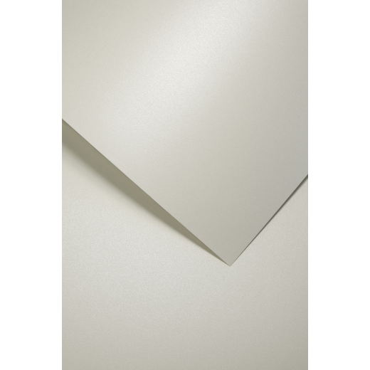 Metallic dekorativt A4 papir millenium hvid 50 stk.