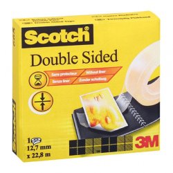 Dobbeltkl�bende tape SCOTCH 12mm x 22,8m