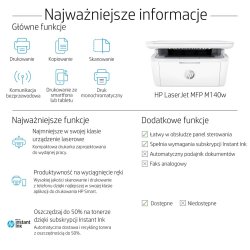 Hp Laserjet Mfp M140w Printer