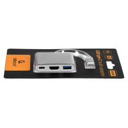 Gembird A-CM-HDMIF-02-SV USB grafisk adapter Slv