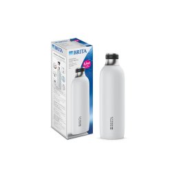 Brita sodaTRIO flaske (1 l; hvid)