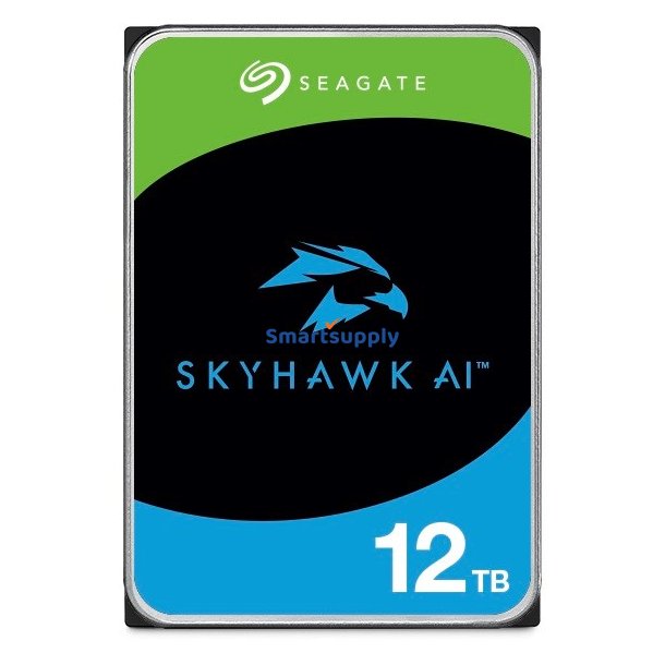 Seagate SkyHawk AI harddisk 12 TB 7200 rpm 512 MB 3.5" Serial ATA III (ST12000VE003)