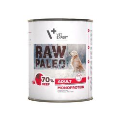RAW PALEO Adult Monoprotein Oksekd - vdt hundefoder - 800 g