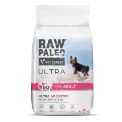 RAW PALEO Ultra Pork Mini Adult - t�rfoder til hunde - 2kg