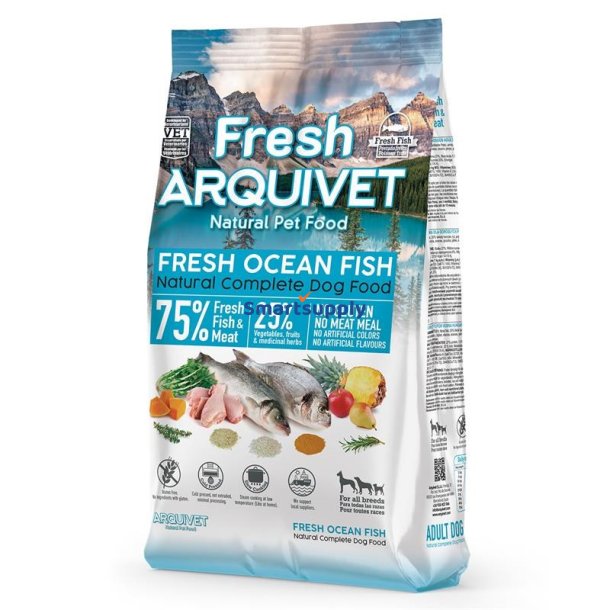 Arquivet Fresh Ocean Fish - Trfoder Til Hunde - 2,5 Kg