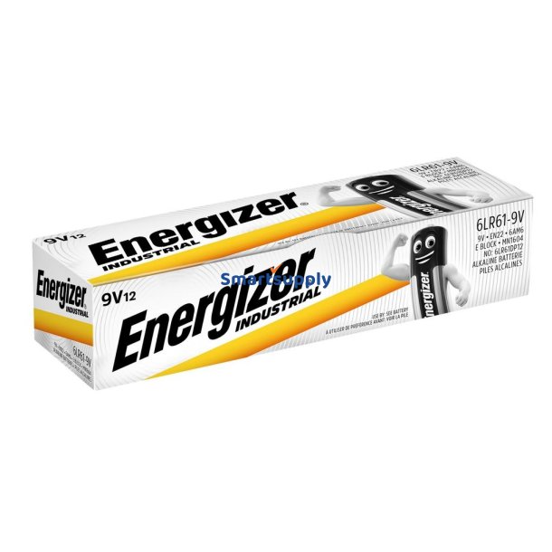Energizer Batterier Industrial Pro 6Lr61 9V 12 Stk