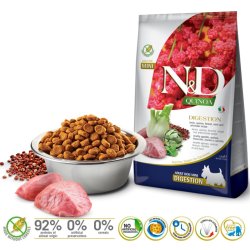 FARMINA N&D Quinoa Dog Digestion Lamb Adult Mini  - trfoder til hunde - 2.5 kg