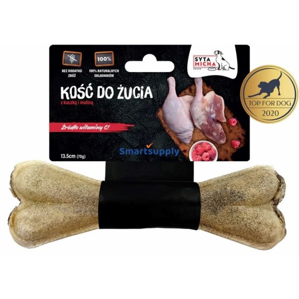 Syta Micha And Med Hindbr - En Godbid Til Hunde - 13,5 cm