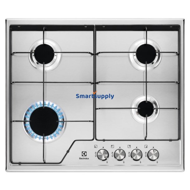 Electrolux KGS6424BX Rustfrit stl Indbygget 60 cm Gaskomfur 4 zone(s)