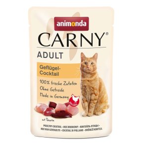 ANIMONDA Carny Adult Poultry cocktail - vd kattefoder - 85g