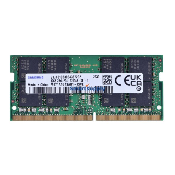 Samsung Sodimm 32Gb Ddr4 3200Mhz M471a4g43ab1-Cw