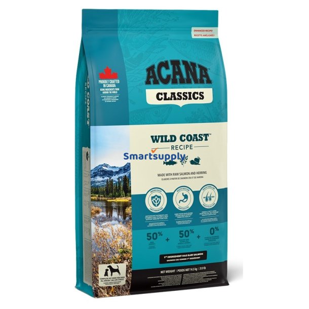 ACANA Classics Wild Coast - trfoder til hunde - 14,5kg