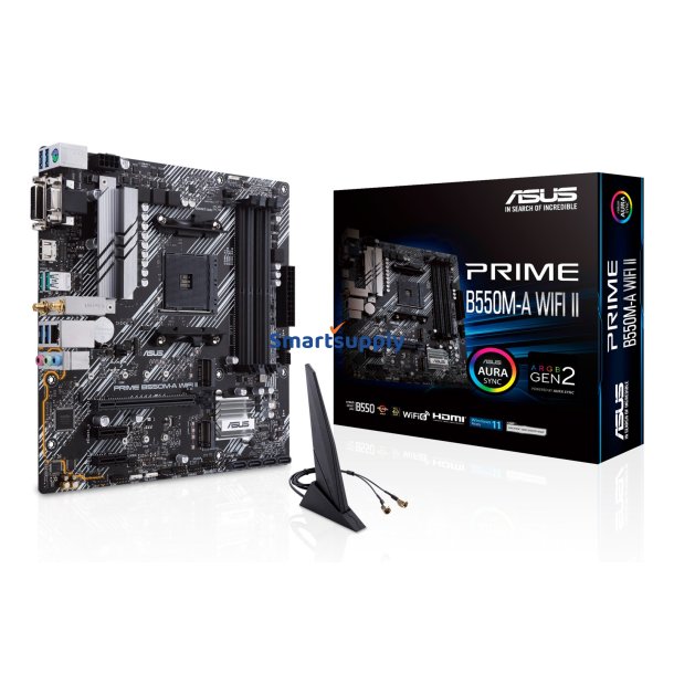 ASUS PRIME B550M-A WIFI II AMD B550 Stik AM4 micro ATX