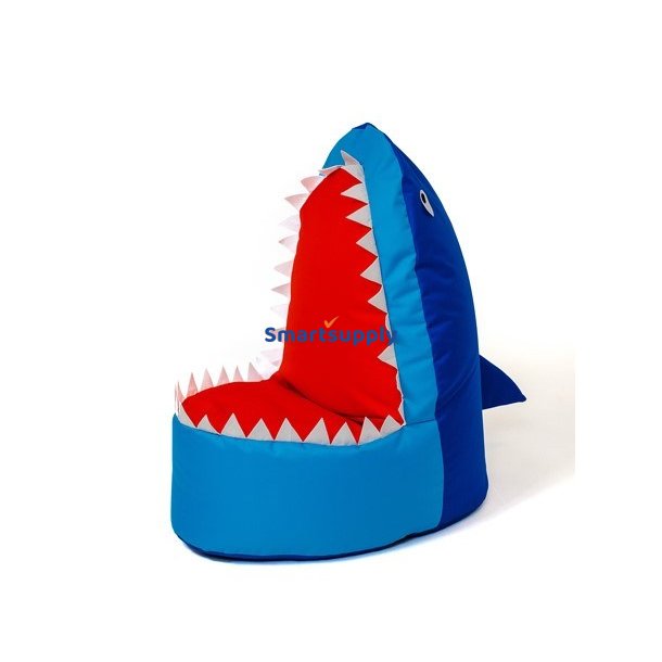Go Gift Skkestol Shark Marinebl Xxl 100 X 60 cm