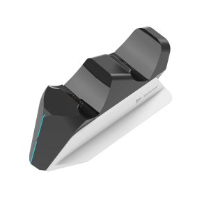 SAVIO GCS-01 Dobbelt opladningsstation til PS5-pads, Dual Sense, USB, sort