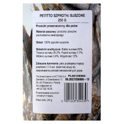 PETITTO Dried sprats - godbid til hund - 250g