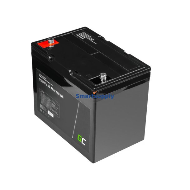 Green Cell Cav11 Kretjsbatteri Lithium Iron Phosphate (Lifepo4) 60 Ah 12,8V Marine / Fritid