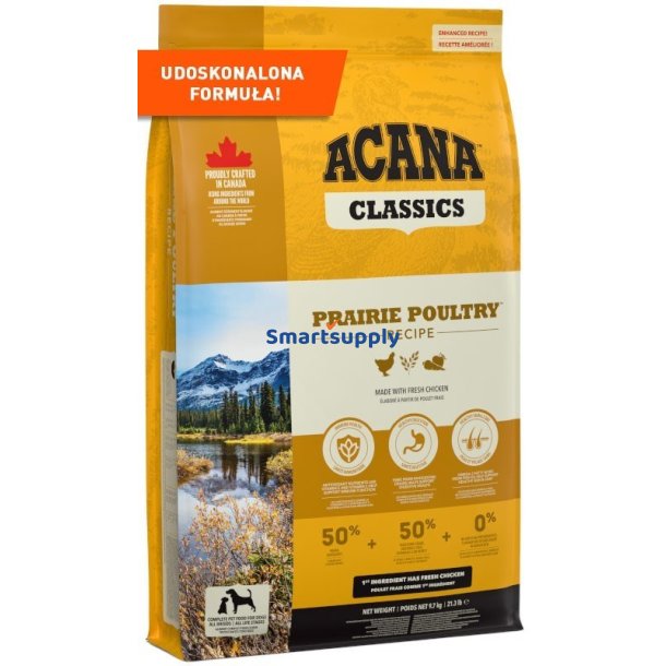 ACANA Classics Prairie Poultry - trfoder til hunde - 9,7 kg