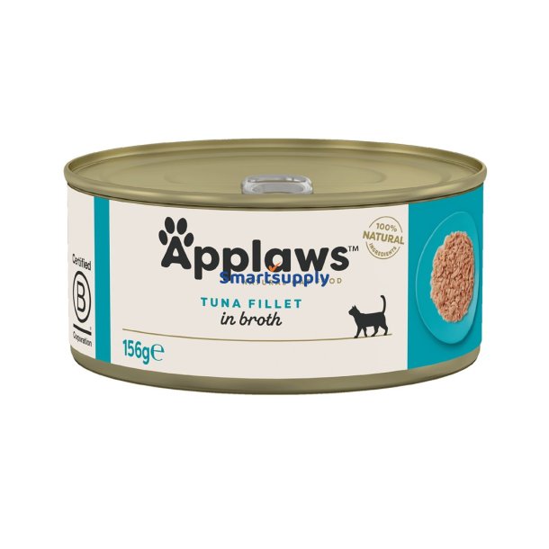 APPLAWS Tuna fillet in broth - v�d kattefoder - 156g
