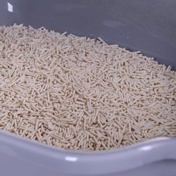 DIAMENTIQ BAYA white/light grey -  kattebakke - 55,5 x 40 x 38,7 cm