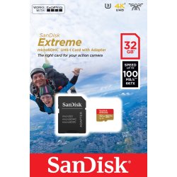 SanDisk Extreme 32 GB MicroSDHC UHS-I Klasse 10
