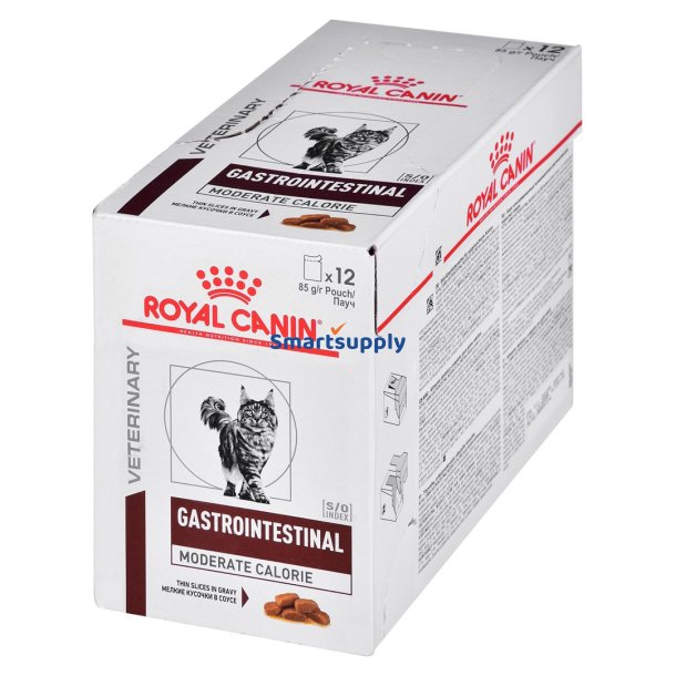 ROYAL CANIN Gastrointestinal Moderate Calorie - vd kattefoder - 12 x 85g