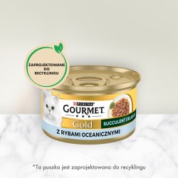 PURINA Gourmet Gold Succulent Delights Ocean fish - vdfoder til katte - 85g