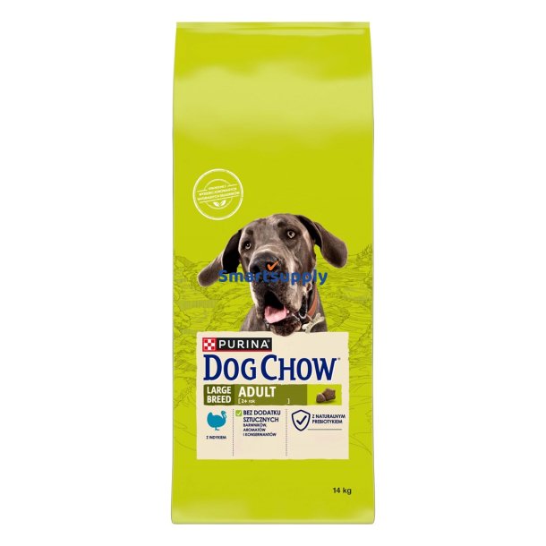 Purina DOG CHOW Large Breed Adult 14 kg Voksen Kalkun