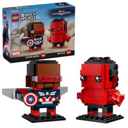 Lego Brickheadz 40668 Captain America Og Red Hulk Figurer
